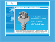 Tablet Screenshot of infinitas-miniimplant.com